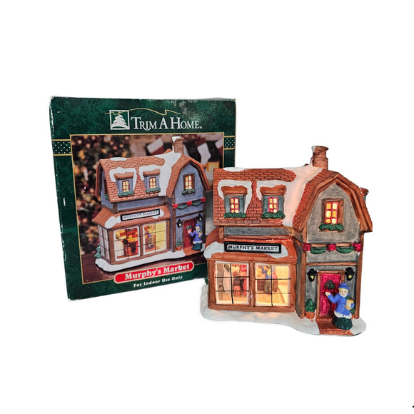 Trim A Home Holiday Vintage 9s Trim A Home Christmas Village